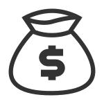 Money Bag SVG Icon